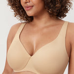 Women's Unlined Minimizer Bra Light Oatmeal