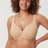 Women's Unlined Minimizer Bra Light Oatmeal
