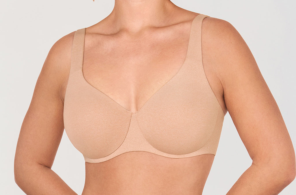 Women's Unlined Minimizer Bra Oatmeal Heather