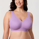 Women's Full Coverage Wireless Unlined Bra Glaze Purple