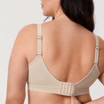 Women's Full Coverage Wireless Unlined Bra Flax Beige