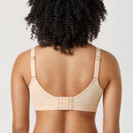 Women's Full Coverage Wireless Unlined Bra Beige