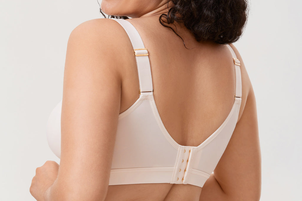 Women's Full Coverage Wireless Unlined Bra Rose White