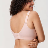 Women's Full Coverage Wireless Unlined Bra Gentle Rose