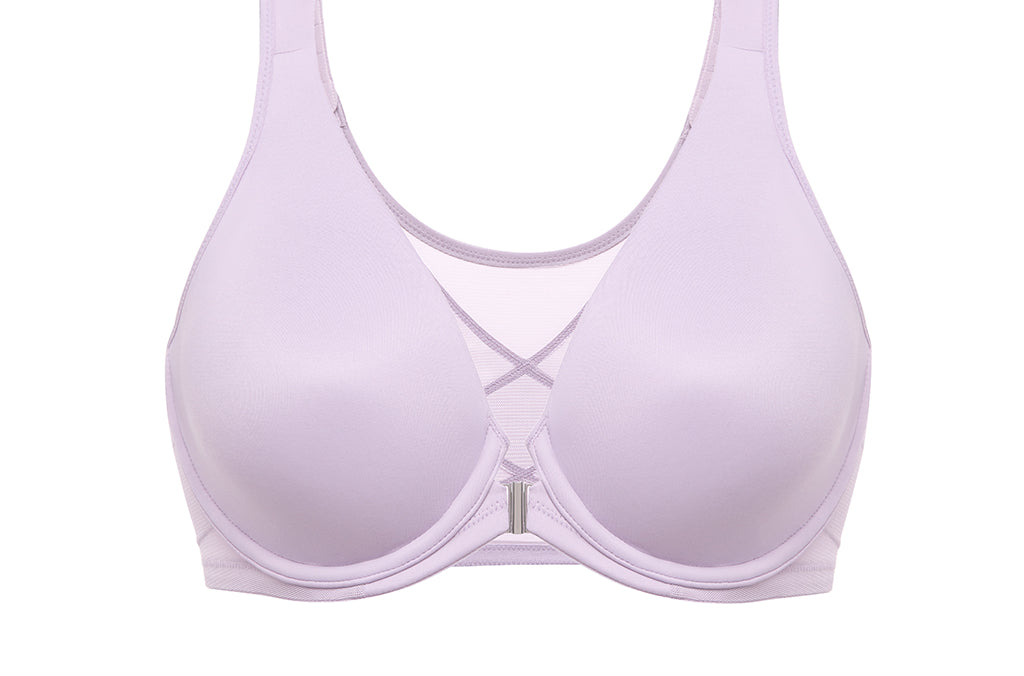 Women's Plunge Back Posture Bra Orchid Hush