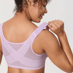 Women's Plunge Back Posture Bra Orchid Hush