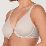 Women's Plunge Back Posture Bra Vanilla White