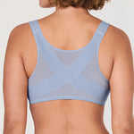 Women's Plunge Back Posture Bra Moonlight Blue