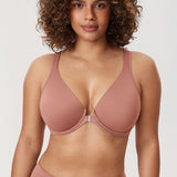 Women's Plunge Back Posture Bra Vintage Rose