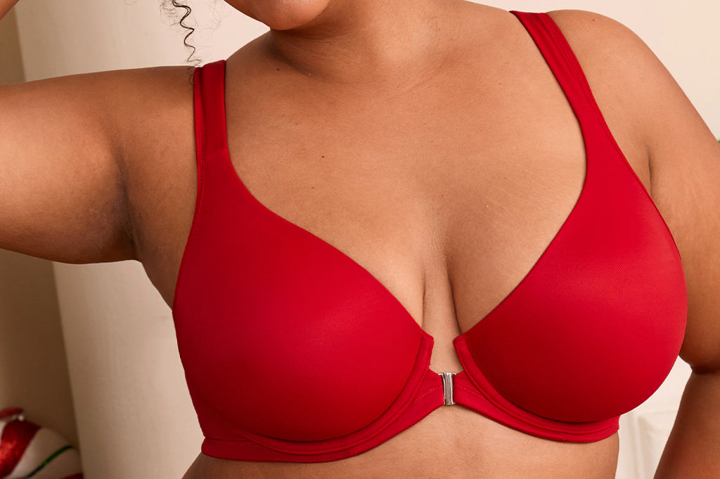 Women's Plunge Back Posture Bra Nightfall Blue