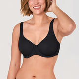 Women's Confishape® Unlined Balconette Bra Black