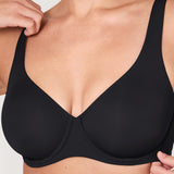 Women's Confishape® Unlined Balconette Bra Black