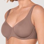 Women's Confishape® Unlined Balconette Bra Brown Purple