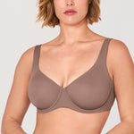 Women's Confishape® Unlined Balconette Bra Brown Purple