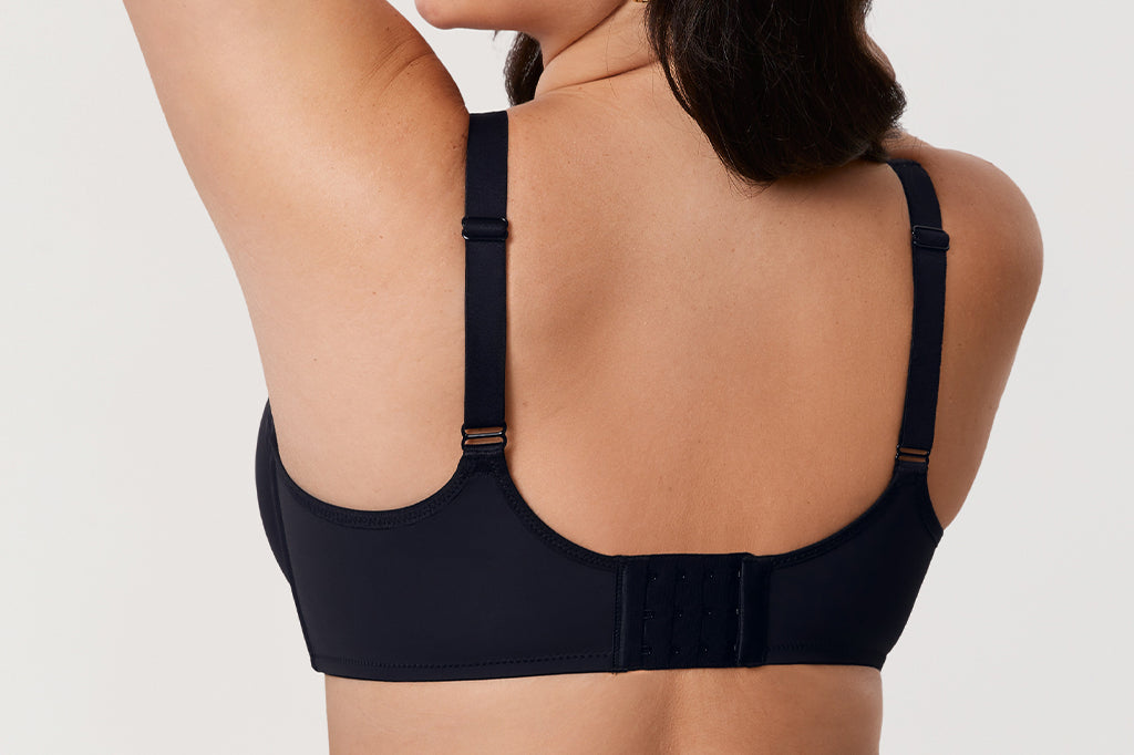 Women's Confishape® Supportive Full Coverage Bra - Underwire & Unlined Black