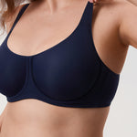 Women's Confishape® Supportive Full Coverage Bra - Underwire & Unlined Black