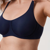 Women's Confishape® Supportive Full Coverage Bra - Underwire & Unlined Black