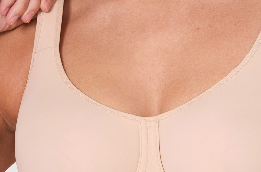 Women's Confishape® Supportive Full Coverage Bra - Underwire & Unlined Beige