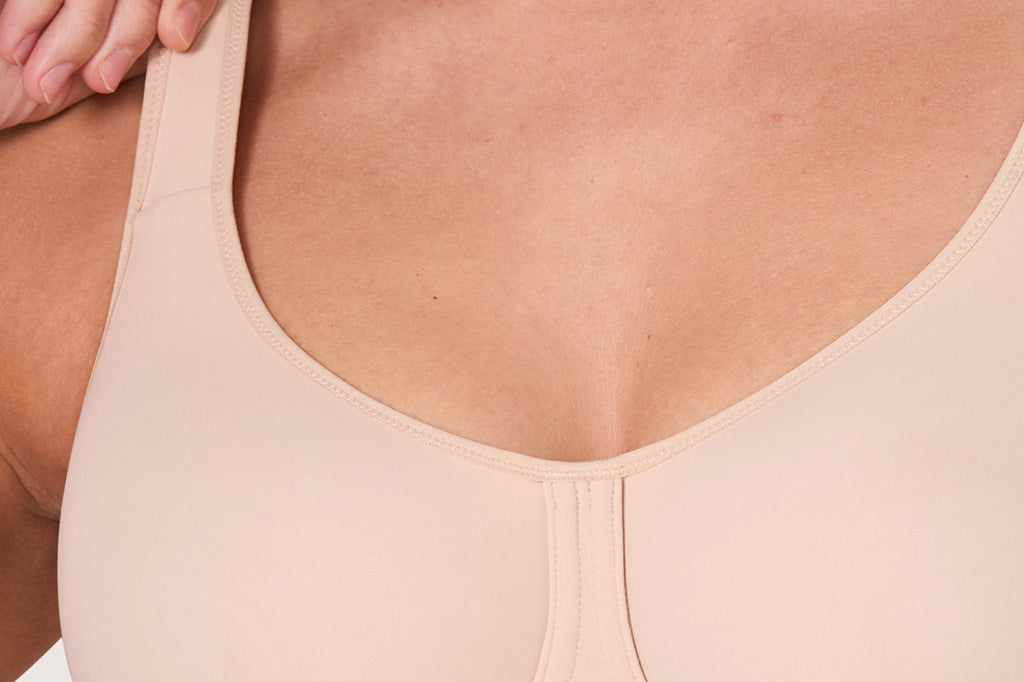 Women's Confishape® Supportive Full Coverage Bra - Underwire & Unlined Beige