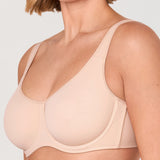 Women's Confishape® Supportive Full Coverage Bra - Underwire & Unlined Beige
