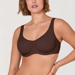Women's Confishape® Supportive Full Coverage Bra - Underwire & Unlined Hazelnut