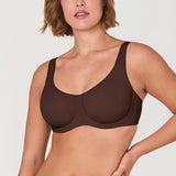 Women's Confishape® Supportive Full Coverage Bra - Underwire & Unlined Hazelnut