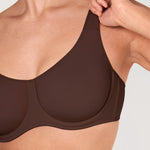 Women's Confishape® Supportive Full Coverage Bra - Underwire & Unlined Hazelnut