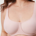 Women's Confishape® Supportive Full Coverage Bra - Underwire & Unlined Black