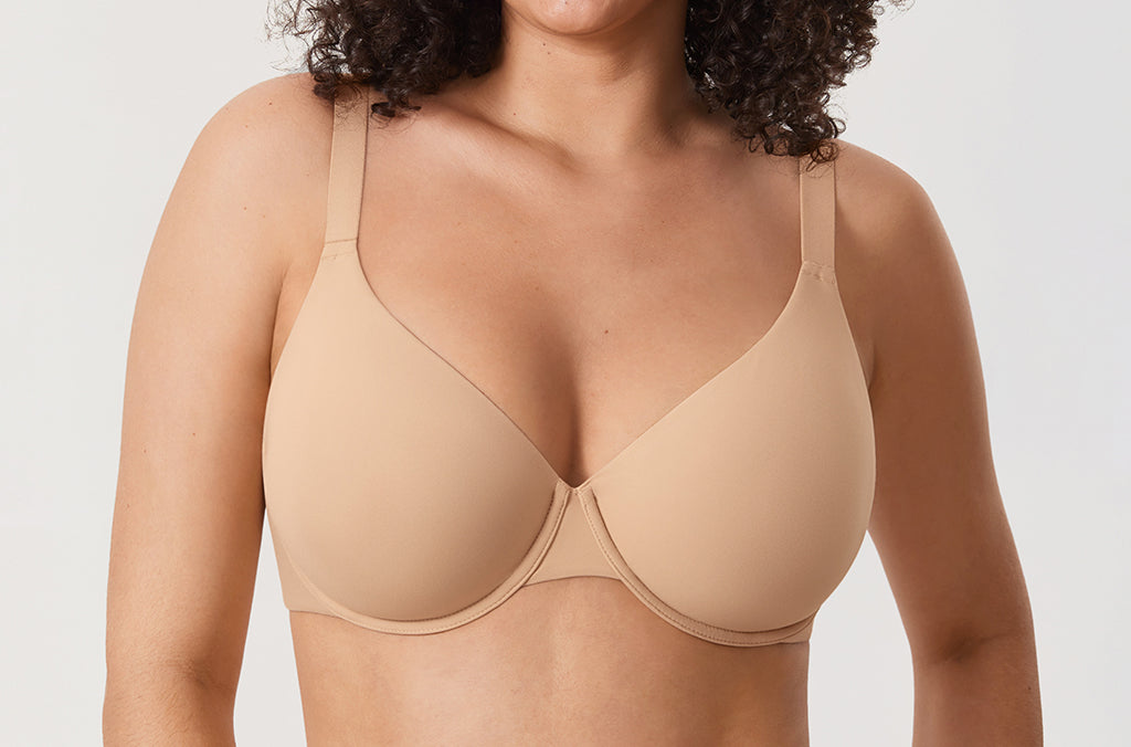 Women's Everyday Plunge Underwire Bra - Inbarely® Plus Beige