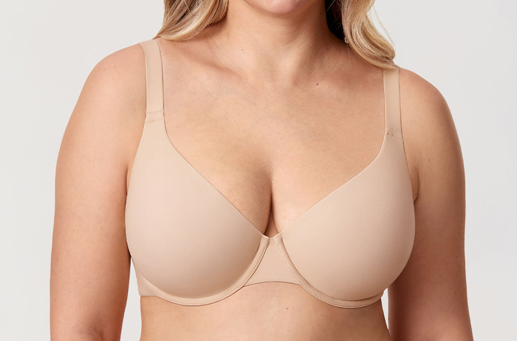 Women's Everyday Plunge Underwire Bra - Inbarely® Plus Beige