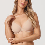 Women's Everyday Plunge Underwire Bra - Inbarely® Plus Beige