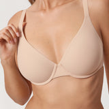 Women's Everyday Plunge Underwire Bra - Inbarely® Plus Beige