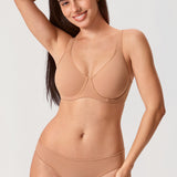 Women's Everyday Full Coverage Underwire Bra - Inbarely® Plus Barely Buff @model_info:ESA4