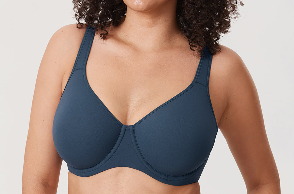 Women's Everyday Full Coverage Underwire Bra - Inbarely® Plus Sargasso