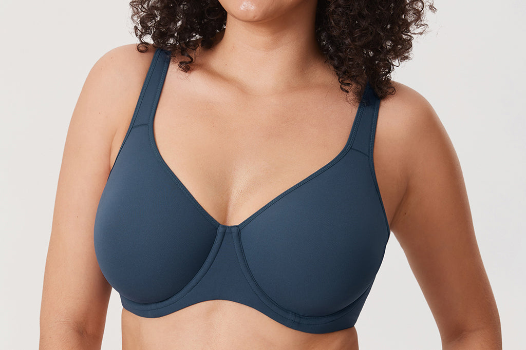 Women's Everyday Full Coverage Underwire Bra - Inbarely® Plus Sargasso