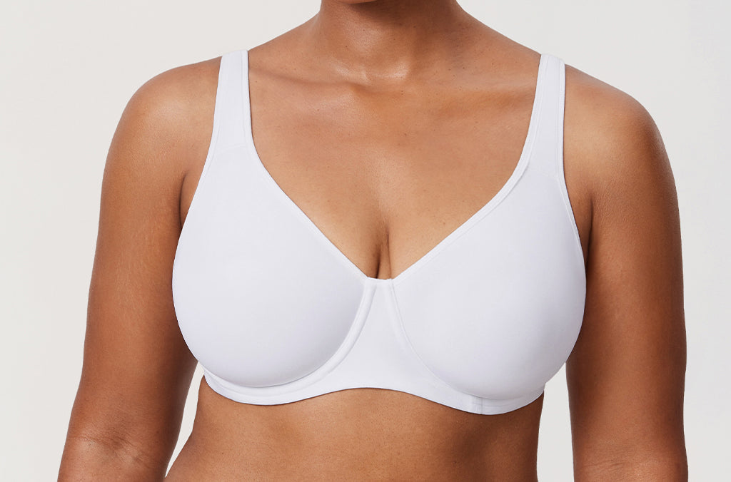 Women's Everyday Full Coverage Underwire Bra - Inbarely® Plus White