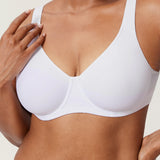 Women's Everyday Full Coverage Underwire Bra - Inbarely® Plus White