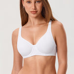 Women's Everyday Full Coverage Underwire Bra - Inbarely® Plus White @model_info:ESA1