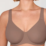 Women's Everyday Full Coverage Underwire Bra - Inbarely® Plus Brown Purple