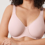 Women's Everyday Full Coverage Underwire Bra - Inbarely® Plus Gentle Rose