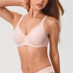 Women's Everyday Full Coverage Underwire Bra - Inbarely® Plus Gentle Rose @model_info:ESA4