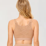 Women's Soft X-shaped Back Posture Bra Glow