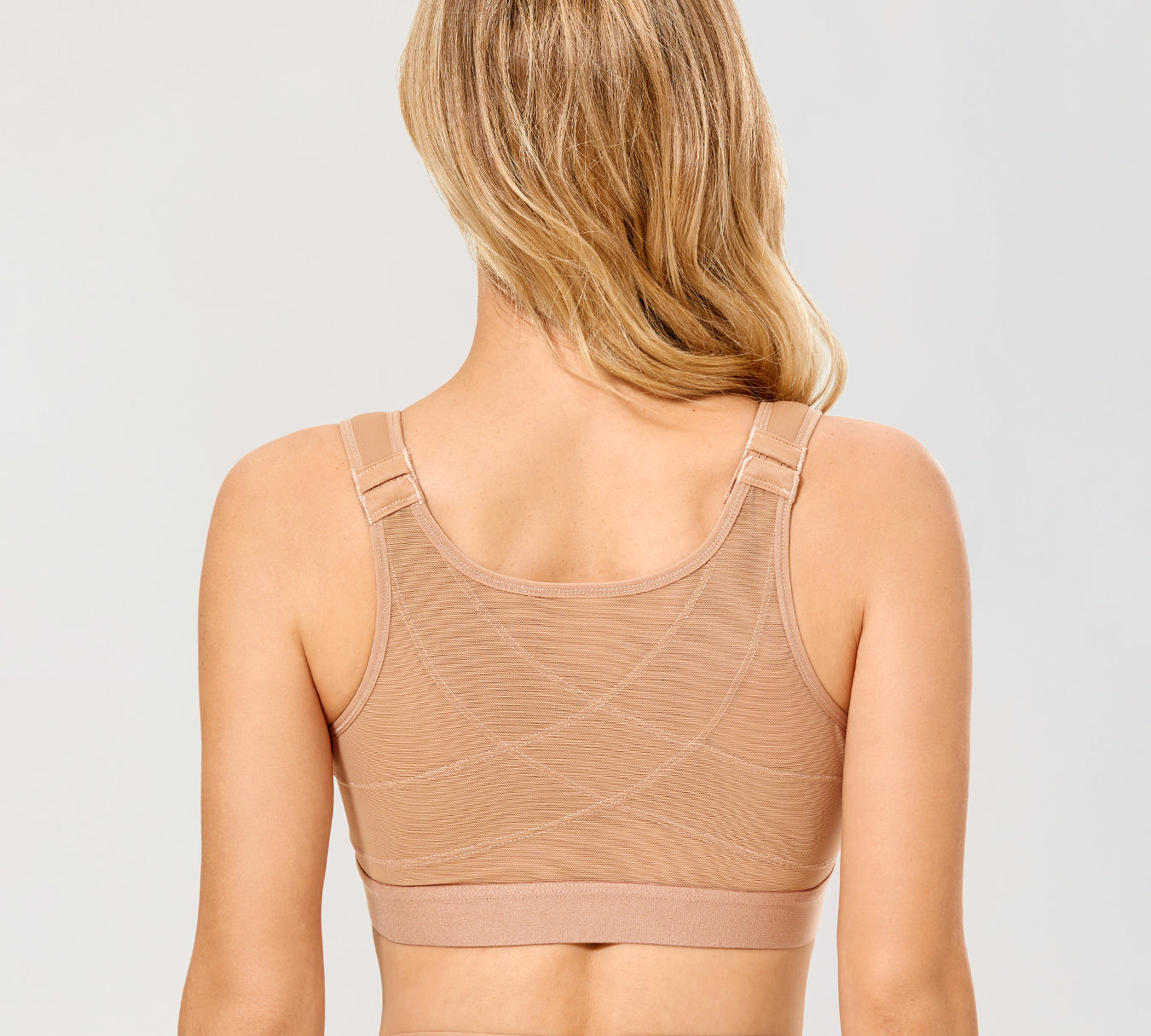 Women's Soft X-shaped Back Posture Bra Glow