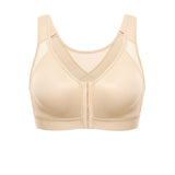 Women's X-shaped Back Posture Bra Light Oatmeal